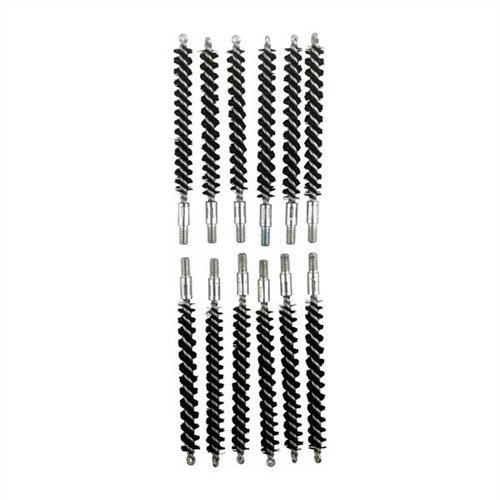 Brownells Standard Line Nylon Rifle Bore Brushes resist solvents, feature durable one-piece steel shanks, and effectively clean without scratching your rifle's bore.