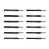 Brownells Standard Line Nylon Rifle Bore Brushes feature solvent-resistant nylon bristles and durable steel shanks, ensuring effective cleaning without scratches.