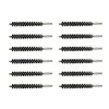 Brownells Standard Line Nylon Rifle Bore Brushes offer durable, solvent-resistant cleaning with one-piece steel shanks, ensuring accuracy without scratches.