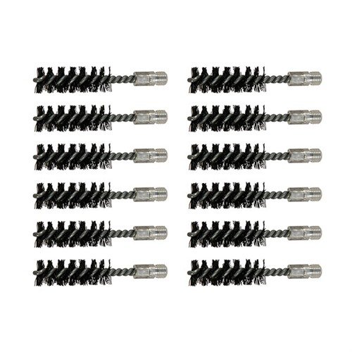 Keep your .410 gauge shotgun in top condition with Brownells Standard Line Nylon Shotgun Bore Brushes, 12-pack for effective cleaning and maintenance.