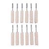 Brownells Cotton Bore Mops are pure and natural, perfect for .35/.38 calibers, featuring durable brass and steel shanks for effective cleaning and maintenance.