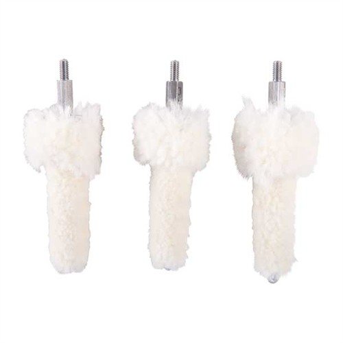 The Brownells Chamber Mop for AR-308 features a dual-purpose design that cleans and lubricates both the chamber and locking lug recesses effectively.