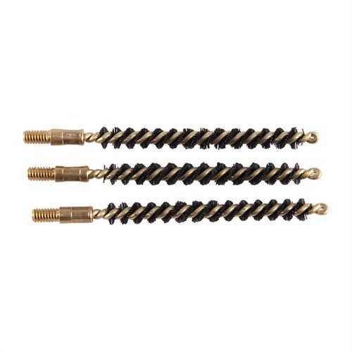 Ensure optimal cleaning of your .22 Centerfire Rifle with Brownells Heavy Weight Nylon Bore Brush, featuring durable bristles for effective debris removal in a convenient 3-pack.