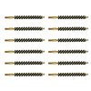The Brownells Heavy Weight Nylon Centerfire Rifle Bore Brush 6.5mm, sold in a convenient 12 pack, offers superior cleaning performance and durability for your rifle.