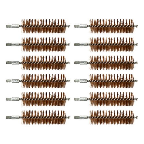 Effortlessly clean your 20 gauge shotgun chambers with our Bronze Chamber Brushes, featuring 8-32 threads, ensuring effective scrubbing in a convenient 12 pack.