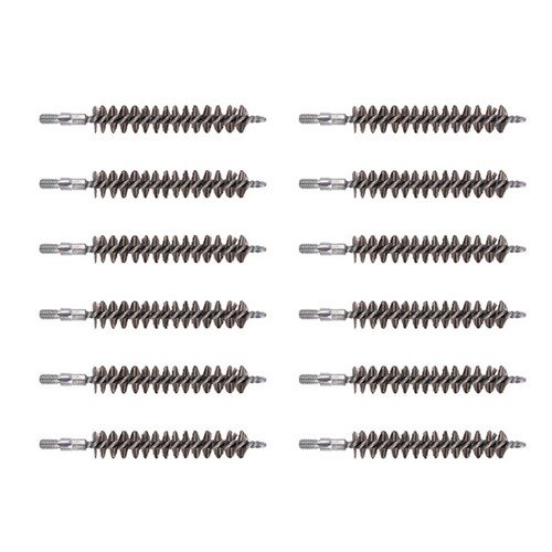.37/.357 Caliber Revolver Chamber Brushes from Brownells feature durable stainless steel bristles to effectively remove heavy fouling and leading, perfect for chamber cleaning.