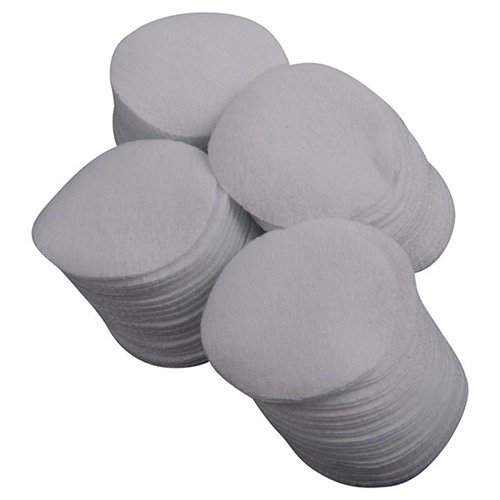 Choose the ideal size of Brownells 100% Cotton Flannel Cleaning Patches, 1.75", perfect for saving space on your shooting trips, available in resealable bags.
