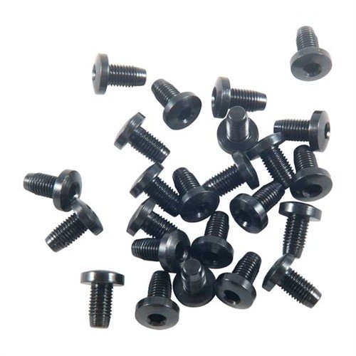 Enhance your 1911 with Ed Brown's heat-treated blued Allen Head Grip Screws, offering durability and a sleek, high-tech appearance. Pack of 24 for your gunsmithing needs.