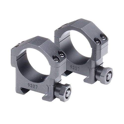 The Badger Ordnance 34mm Extra High Aluminum Scope Rings are ultra-strong, designed to secure heavy scopes on hard-recoiling guns for optimal performance.