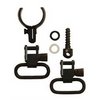 Grovtec US Sling Swivel Sets feature durable all-steel construction, a quick-detach system for multiple rifles, and secure locking to prevent accidental openings.