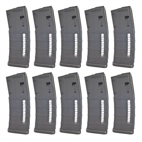 The MAGPUL AR-15 30RD PMAG GEN M2 MOE Window Magazine offers unmatched reliability, durability, and easy ammo visibility, perfect for combat or competition use.