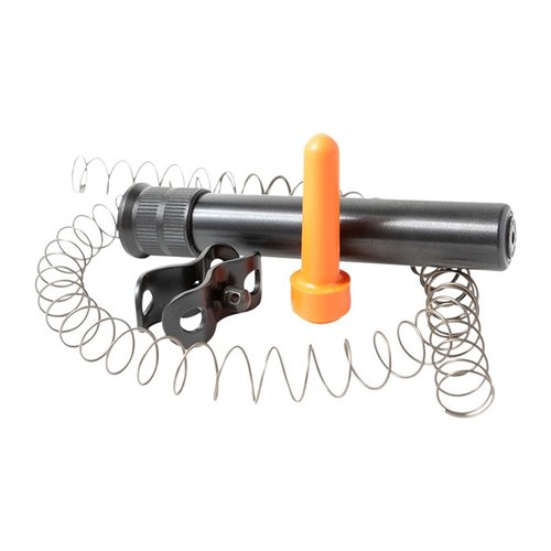 Enhance your Benelli Nova with Carlson's magazine extension tubes, crafted from blued steel for added durability, increasing capacity for home defense and competition.