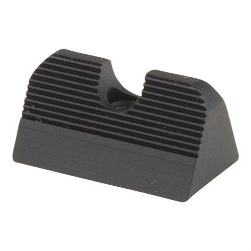 Enhance your 1911 with the Harrison Design Retro Rear Sight, featuring a wide U notch for quick target acquisition and rugged, snag-free construction.