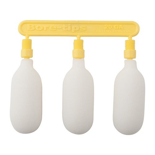 Experience precision cleaning with reusable Bore Tips that fit 20 GA, absorb solvents evenly, and replace traditional jags and patches for effective maintenance.