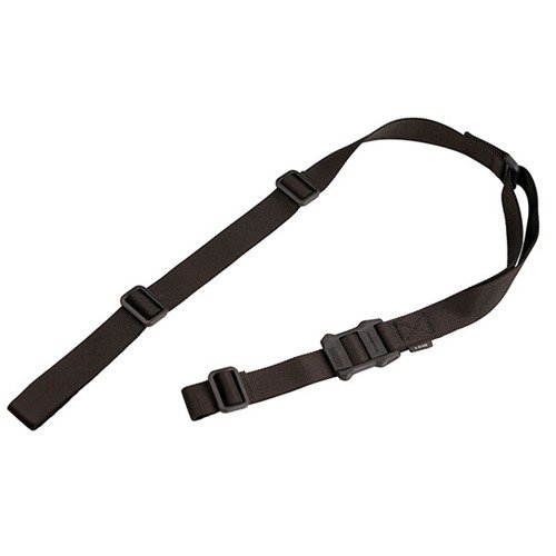 The MS1 Sling offers rapid adjustments with a low-profile slider, customizable hardware options, and durable construction, perfect for any tactical application.