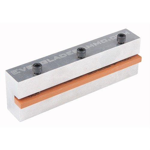 Achieve precise final dimensions on your 1911 or 2011 frames with the Everglades Ammo Frame Rail Stoning Tool, featuring a 320 grit stone for optimal control.