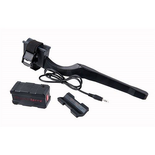 The MagnetoSpeed Sporter Chronograph offers easy setup, one-button operation, three sensitivity settings, and a compact design, perfect for sporter barrels.