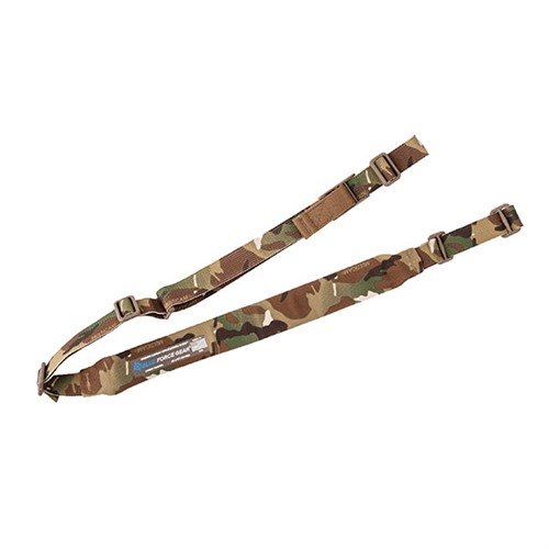 The Padded Vickers Sling offers quick transitions from carry to combat, adjustable length, and superior comfort with closed cell foam padding.