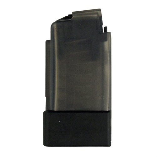 The CZ Scorpion EVO 3 S1 9mm Magazine features rugged polymer construction, a translucent smoke body, and is available in 10, 20, or 30 round capacities.