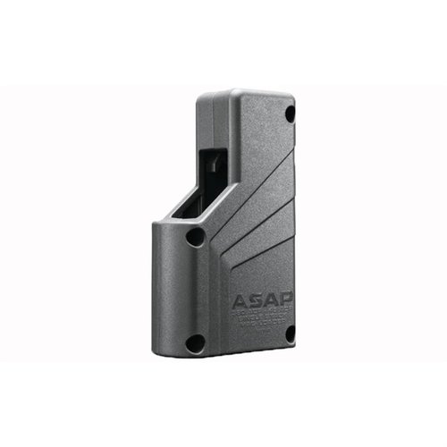 The Butler Creek ASAP Universal Single-Stack Magazine Loader makes reloading 9mm to .45 ACP magazines quick and easy, saving time and preventing sore thumbs.