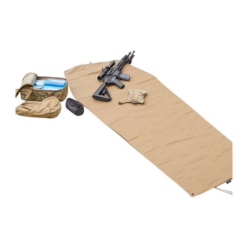 The Armageddon Gear Ultralight Shooting Mat is a versatile, lightweight mat with storage pockets and comfort padding, perfect for hunting and competition.