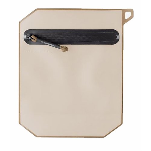 The Magpul DAKA Volume Pouch offers water-resistant storage, expands to 3L, features a wide mouth for easy access, and includes a large carabiner for convenience.