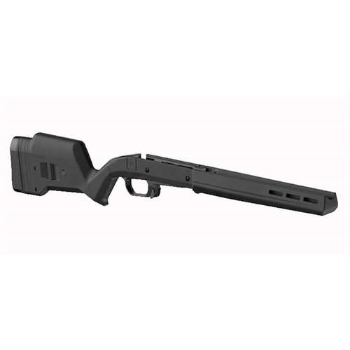 Enhance your Savage 110 with the Magpul Hunter 110 Stock, featuring adjustable length of pull, M-LOK slots, and AICS-spec magazine compatibility for optimal performance.