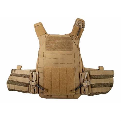 The SMC Plate Carrier offers lightweight, adjustable fit, MOLLE/PALS compatibility, emergency ROC buckles, and breathable mesh for comfort in any mission.