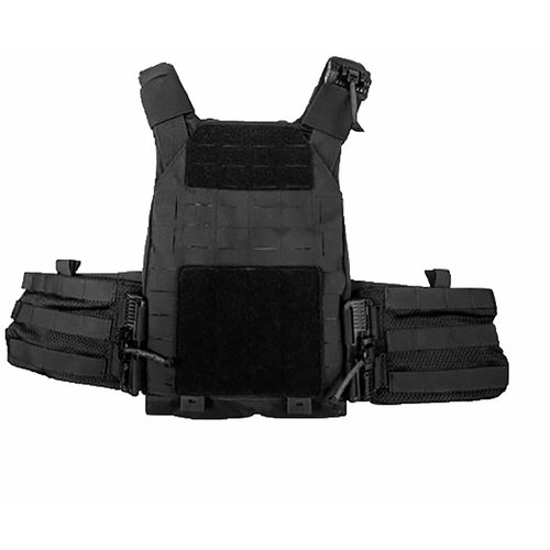 The SMC Plate Carrier offers lightweight, adjustable comfort, MOLLE webbing, rapid-release ROC buckles, and compatibility with SOCOM back panels for tailored missions.