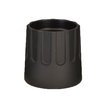 The Nordic Components EXTENSION TUBE NUT 12 GA is an anodized matte black aluminum billet nut designed for secure attachment of magazine tube extensions.