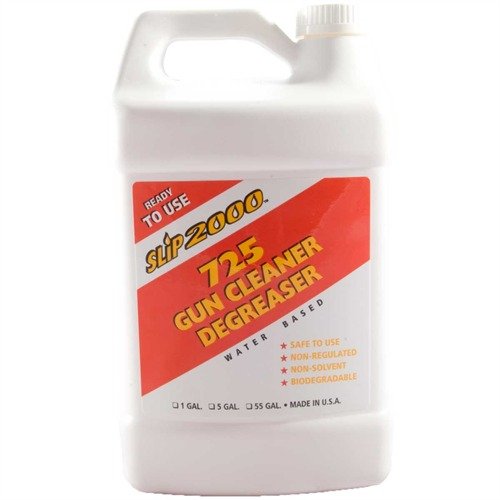 Experience unmatched cleaning power with SLIP 2000 725 Gun Cleaner, effectively removing carbon, grease, and grime while protecting sensitive metals.