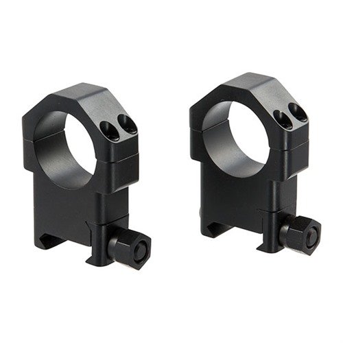 TPS TSR-W Scope Rings offer precision machining for maximum contact, secure hold against recoil, and easy reticle alignment with a stylish, snag-free design.