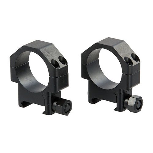 The TSR-W Scope Rings offer precise machining, maximum scope contact, secure hold against recoil, and easy reticle alignment with a stylish design.