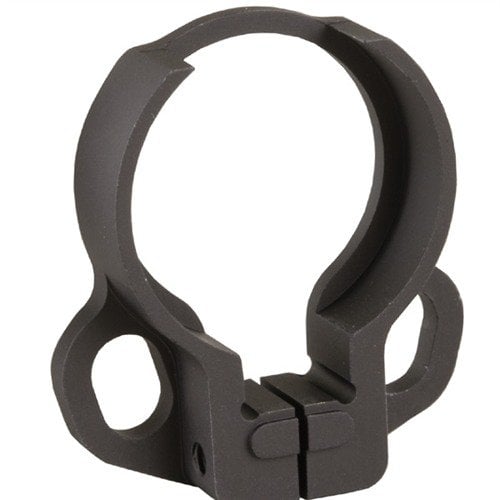 Easily install this ambidextrous 6061 aluminum AR-15 Sling Adapter on collapsible stocks without tools, compatible with various tactical slings.