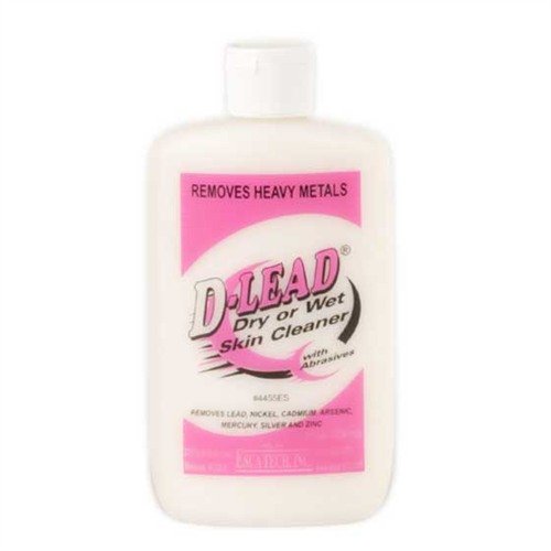 Effectively remove harmful lead and heavy metals from your skin with D-Lead Skin Cleaner and convenient D-Wipe Towels, perfect for shooters and reloaders.