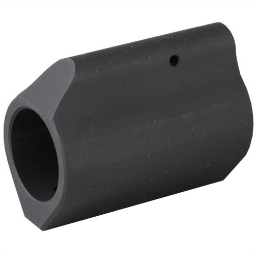 The Midwest Industries AR-15 Gas Block features a low profile, one-piece design and tough 4140 billet steel construction, ensuring a secure fit under free-float handguards.