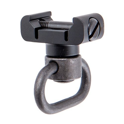 The Daniel Defense QD Sling Swivel enhances weapon stability, allows quick detachment, and fits any Picatinny/Weaver rail for versatile tactical use.