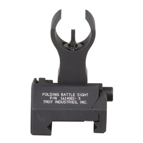 The TROY Industries HK-Style Front Sight offers rugged reliability, easy flip-up functionality, and precise alignment with factory sights for seamless integration.
