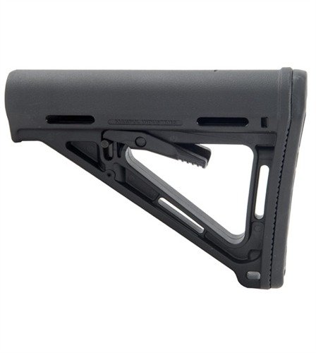 The Magpul AR-15 MOE Stock offers lightweight comfort, enhanced cheekweld, quick adjustments, and durable polymer construction for reliable performance.