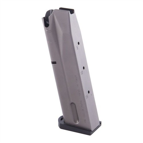 The 15-Round Beretta 92 9mm Magazine offers ultra-reliable performance, sand resistance, high-strength construction, and easy cleaning for optimal reliability in any environment.
