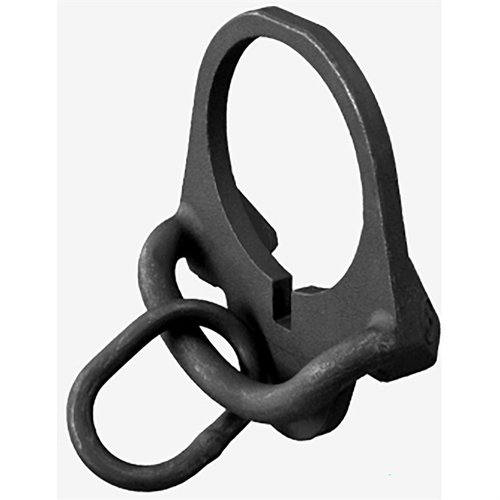 The Magpul ASAP Sling Adapter offers ambidextrous 180° sling movement, enhancing tactical flexibility and allowing quick weapon transitions for maximum cover.