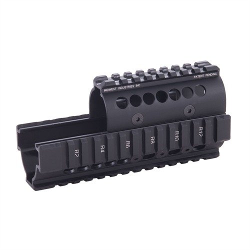 Upgrade your AK-47/74 with the Midwest Industries Handguard, featuring AR-style rail mounts for enhanced versatility, made from durable 6061 T6 aluminum.