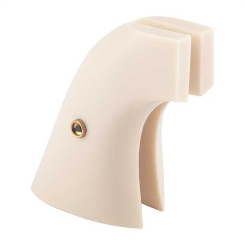 Enhance your revolver with N.C. Ordnance's C130 Uberti Model P grips, featuring simulated stag, jigged bone, or ivory for an authentic Old West feel.