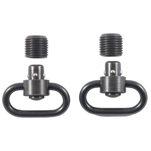 Upgrade your tactical setup with GROVTEC's heavy-duty push button swivels featuring 1 1/4 inch loops, stainless steel bases, and a rust-resistant black oxide finish.