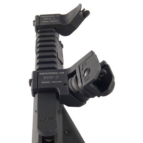 The DUECK DEFENSE AR-15 Offset Rapid Transition Sight Set offers instant optic shifts, durable 7075 aluminum construction, and easy installation with no special tools.