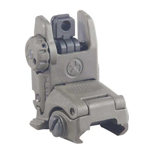 The MAGPUL AR-15 MBUS GEN 2 Tactical Rear Sight offers instant deployment, windage adjustment, and a low-profile design, perfect for backup sighting on Picatinny rails.