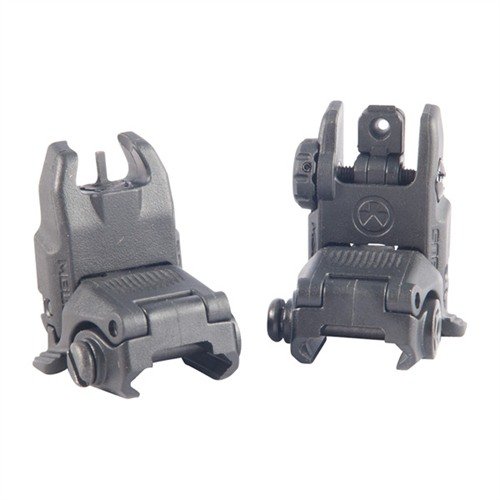 The MAGPUL MBUS GEN 2 SIGHT SET offers quick-deploy, low-profile backup sights made from durable polymer, ensuring reliability and ease of use on your AR-15.
