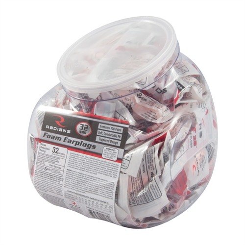 Protect your hearing with Radians Foam Ear Plugs, offering NRR 32 for excellent noise reduction, disposable convenience, and a comfortable tapered fit for all ear canals.