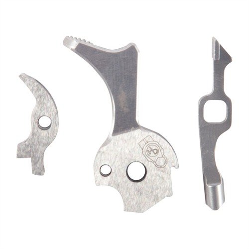 The 1911 Retro Hammer & Ignition Set features a low-profile design to prevent hammer pinch, precision machined components for durability, and customizable trigger pull.