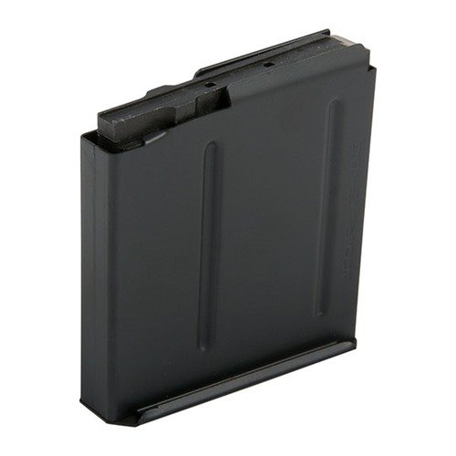 .300 Win. Mag. 5-Rnd AICS magazine, compatible with various rifles, heat-treated steel construction, Teflon finish, and polymer followers for durability.